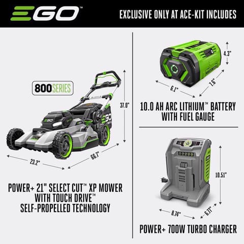 EGO Power+ 800 Series LM2156SP 53 cm 56 V Battery Self-Propelled Lawn Mower Kit (Battery & Charger)