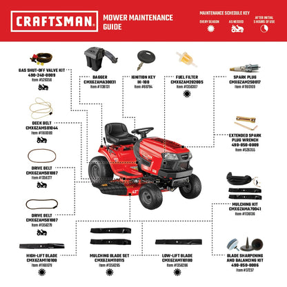 T110 17.5 HP Gas Lawn Tractor with 42-Inch Deck by CRAFTSMAN