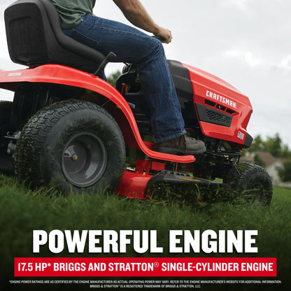 T110 17.5 HP Gas Lawn Tractor with 42-Inch Deck by CRAFTSMAN