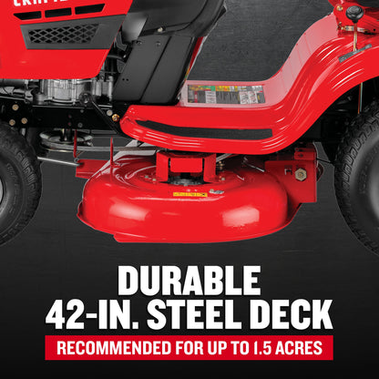 T110 17.5 HP Gas Lawn Tractor with 42-Inch Deck by CRAFTSMAN