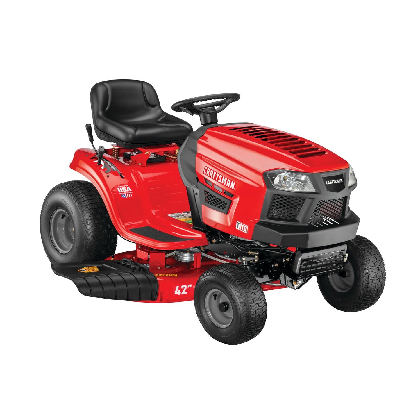 T110 17.5 HP Gas Lawn Tractor with 42-Inch Deck by CRAFTSMAN