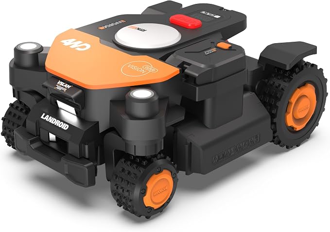 WORX WR344 Vision Cloud 4WD Robot Lawn Mower for 1 Acre