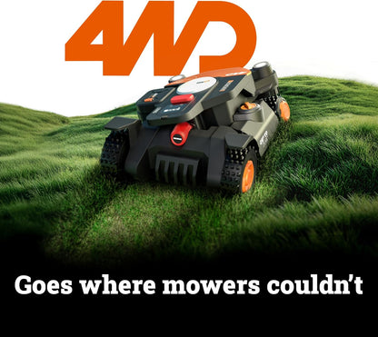 WORX WR344 Vision Cloud 4WD Robot Lawn Mower for 1 Acre