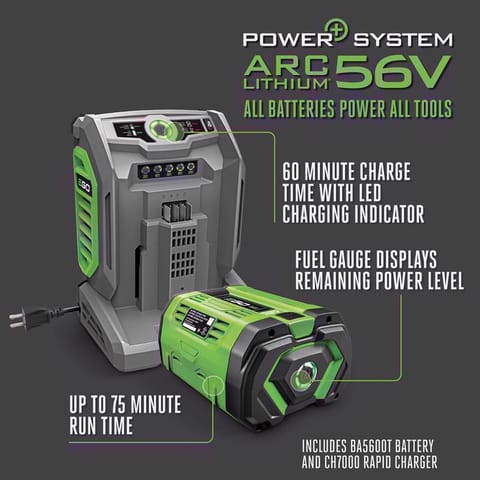 EGO Power+ 800 Series LM2156SP 53 cm 56 V Battery Self-Propelled Lawn Mower Kit (Battery & Charger)