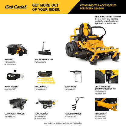 ZT1 50 Ultima Series Zero-Turn Mower with 127 cm Deck by Cub Cadet