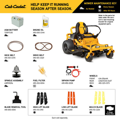 ZT1 50 Ultima Series Zero-Turn Mower with 127 cm Deck by Cub Cadet