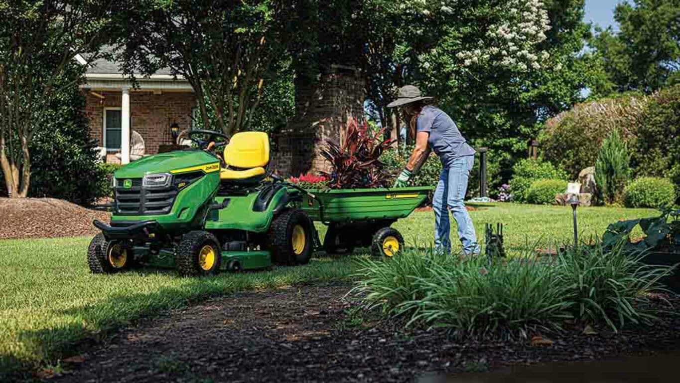 S130 Lawn Tractor with 42-Inch Deck by John Deere